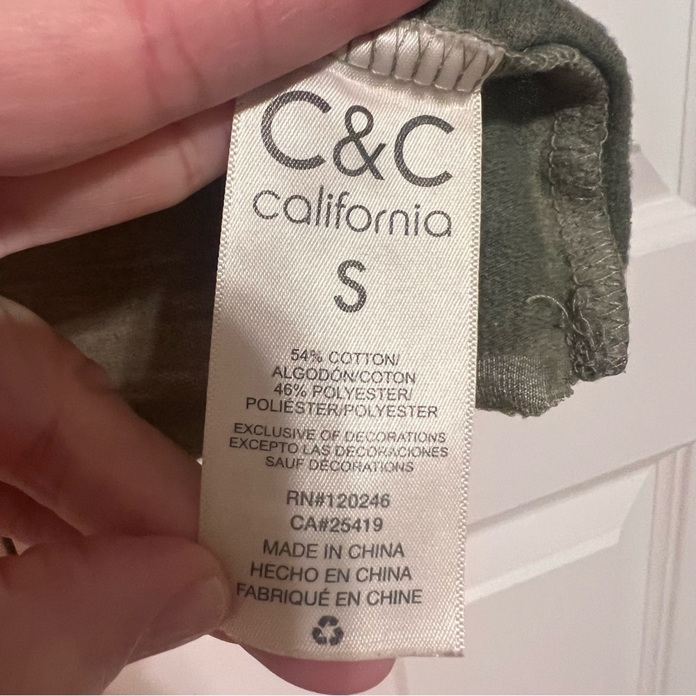 C&C California Sage Green Hoodie - Picture 4 of 6